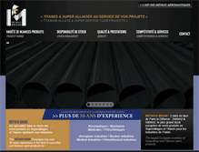 Tablet Screenshot of metavia-superalloys.com